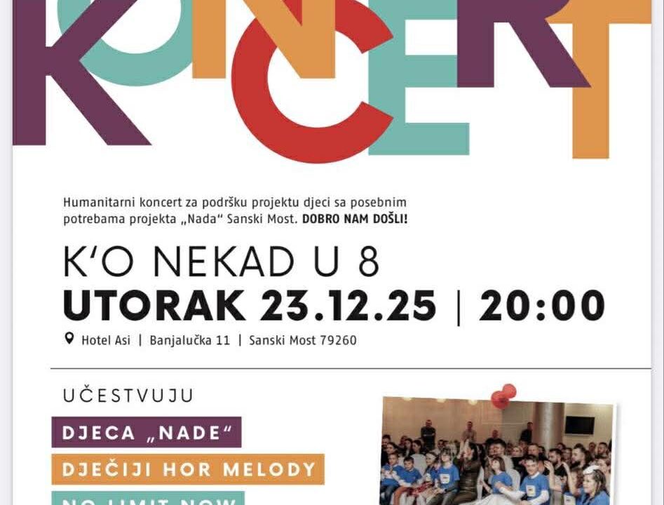 SANSKI MOST I OVE GODINE U ZNAKU HUMANOSTI I MUZIKE