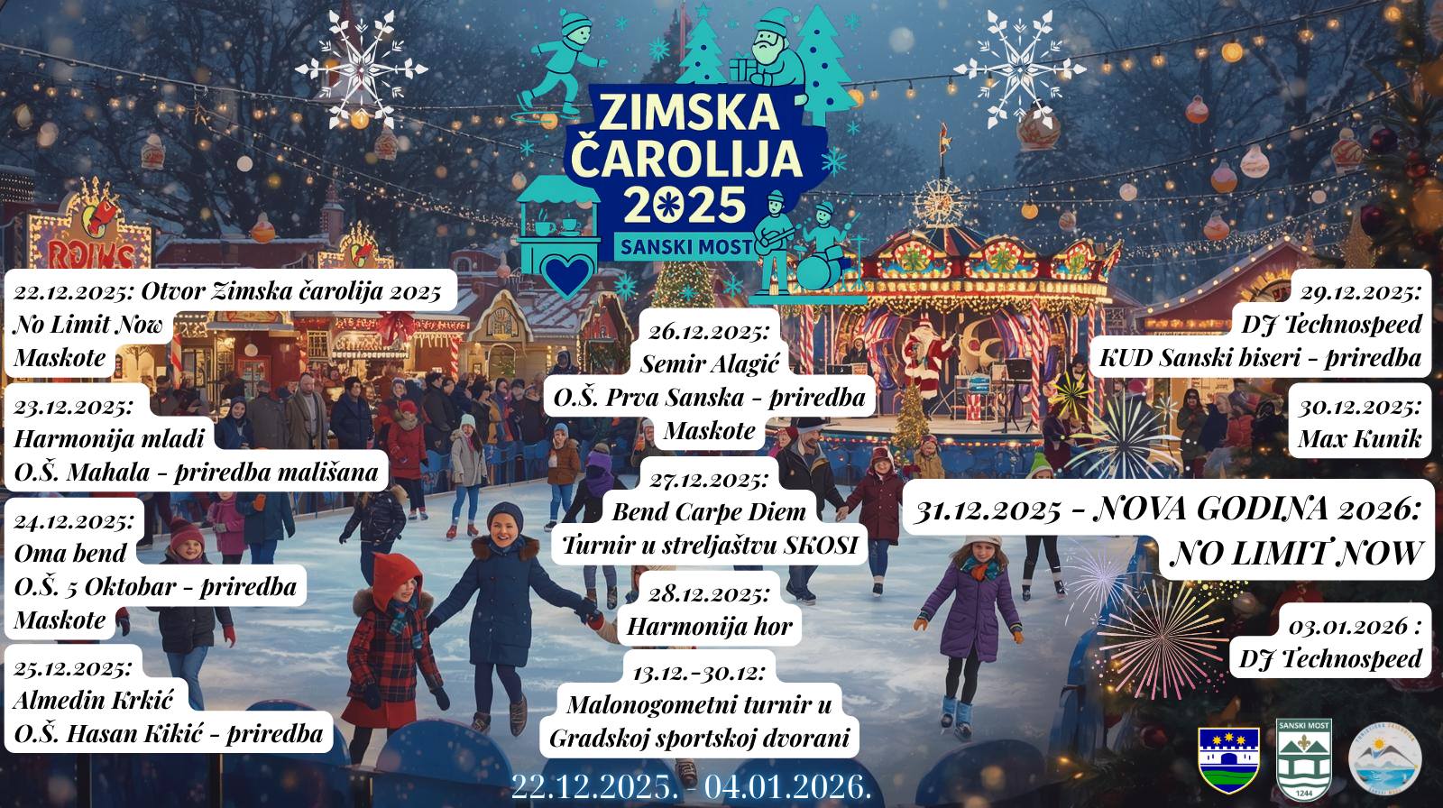 PREDSTAVLJEN PROGRAM OVOGODIŠNJE „ZIMSKE ČAROLIJE“